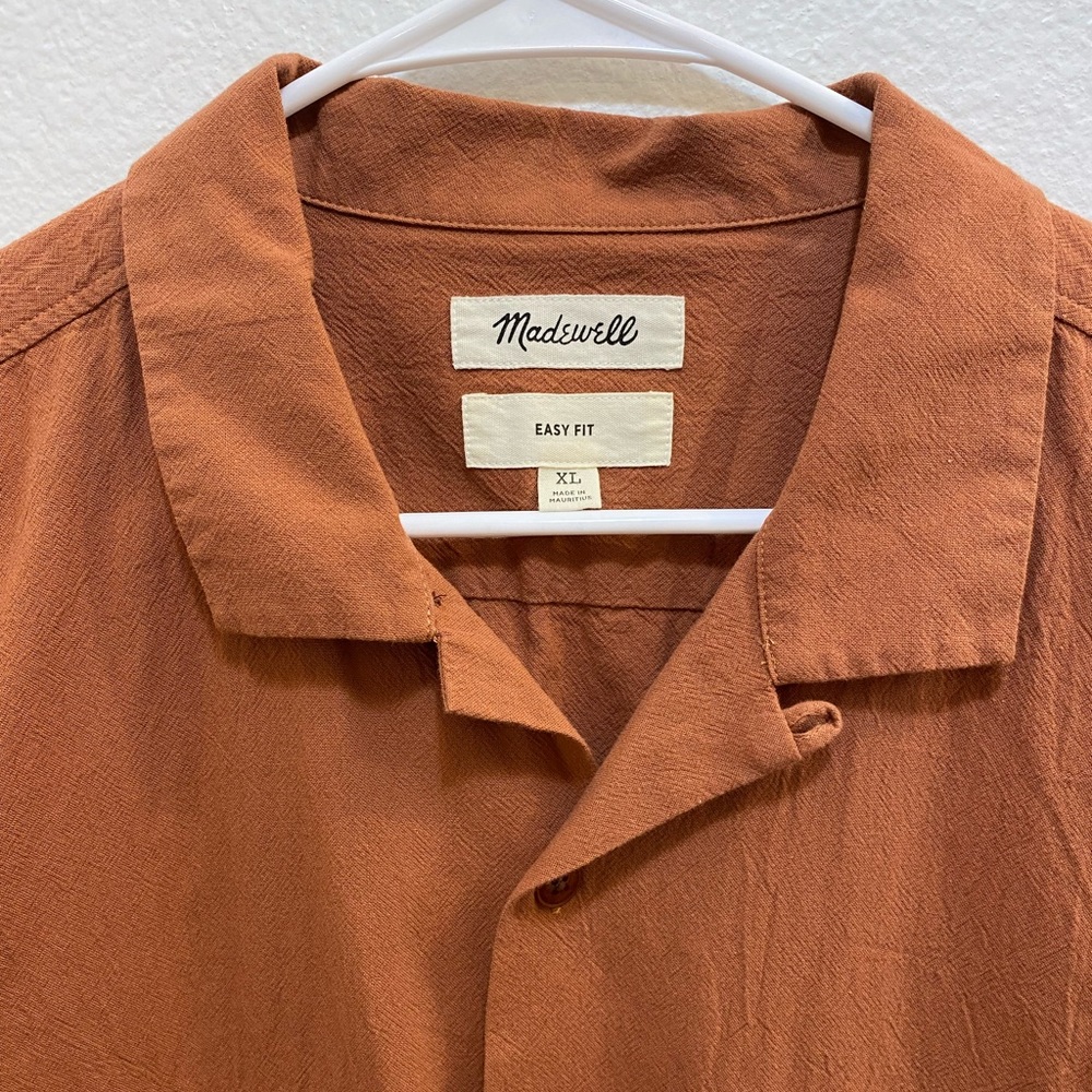 XL madewell camp shirt